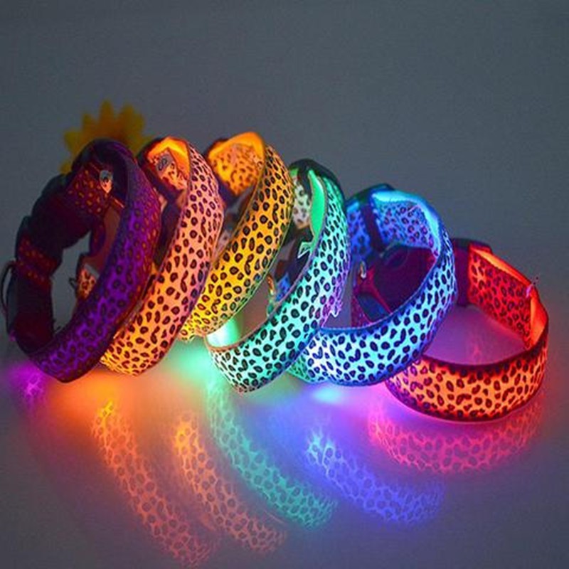GlowBuddy Adjustable Pet Collar – Nighttime Safety in Style