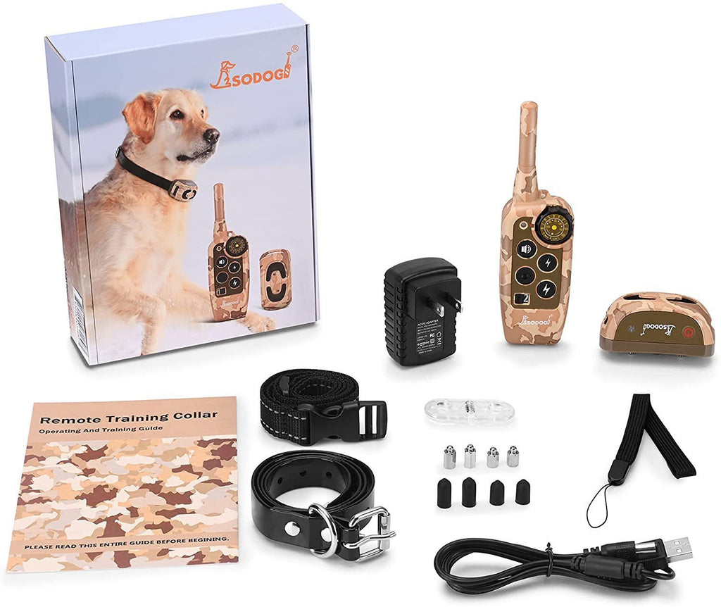 Remote Control Dog Training Collar – Bark Stopper with Adjustable Vibration & Beep Modes | Safe Pet Training Device