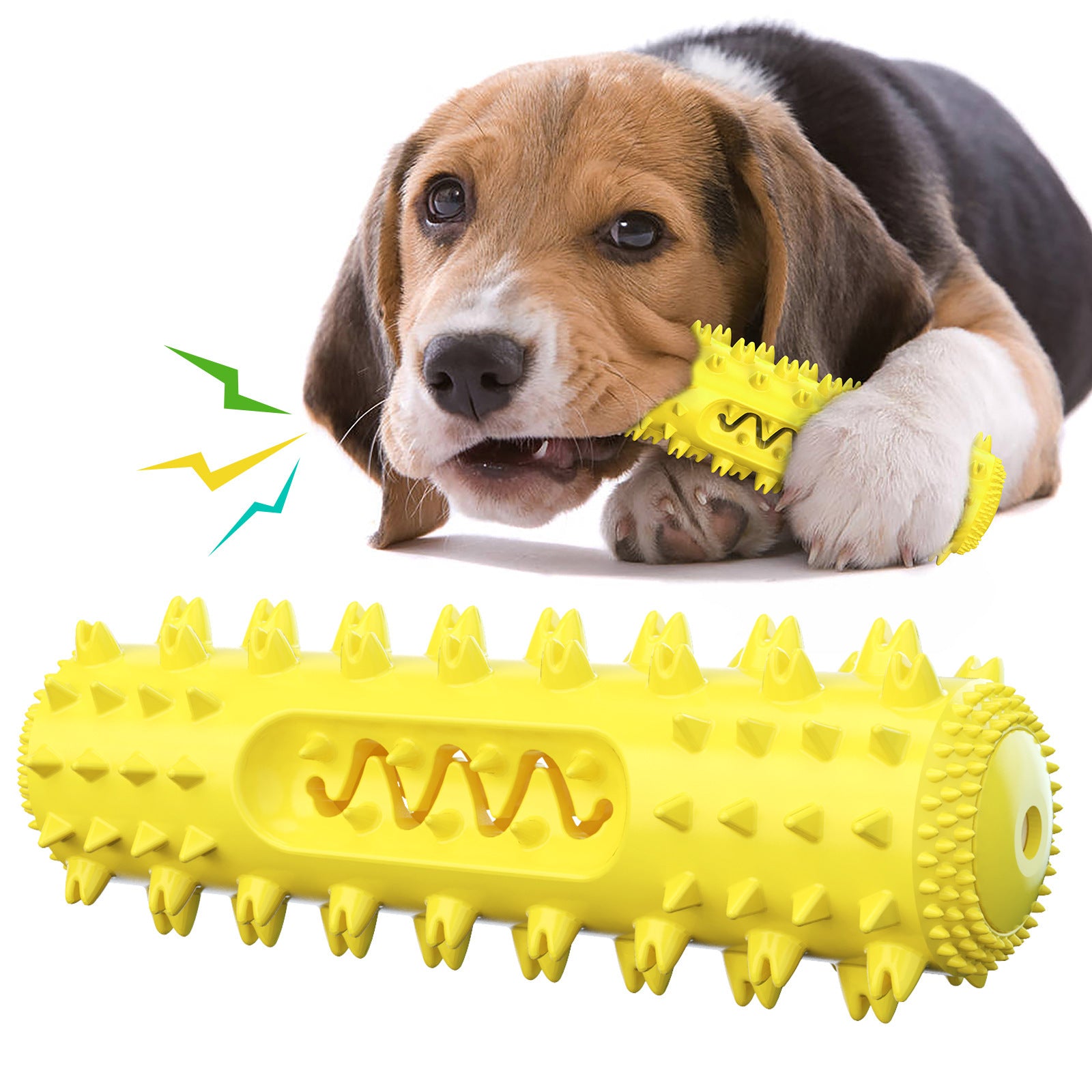 Durable Dog Teething & Toothbrush Chew Stick – Dental Cleaning Dog Toy for Puppies & Adult Dogs
