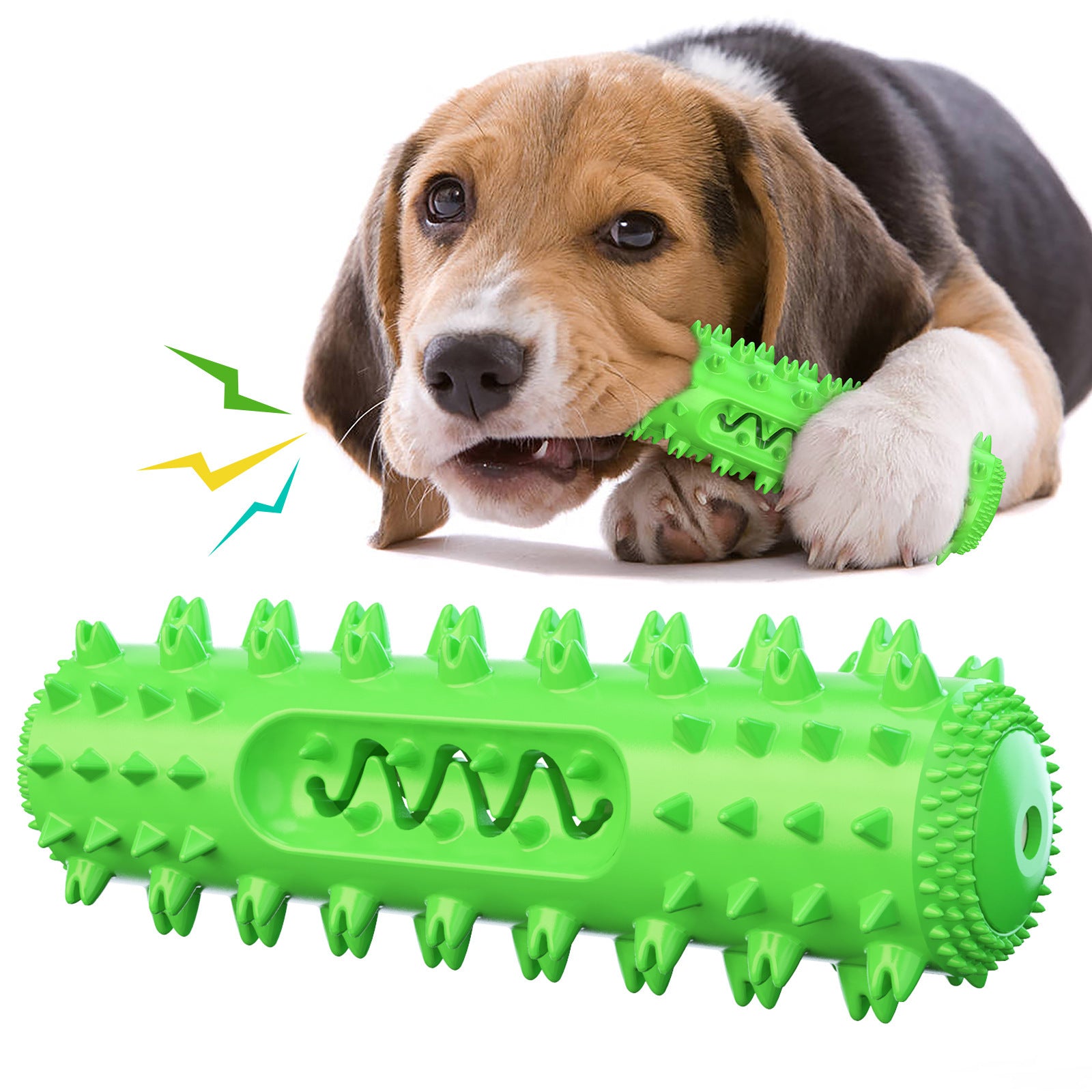 Durable Dog Teething & Toothbrush Chew Stick – Dental Cleaning Dog Toy for Puppies & Adult Dogs