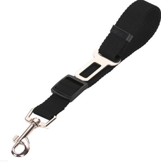 Pet Car Seat Belt – Adjustable Safety Leash for Dogs & Cats | Secure Vehicle Harness Attachment