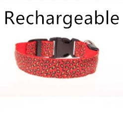 GlowBuddy Adjustable Pet Collar – Nighttime Safety in Style