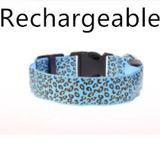 GlowBuddy Adjustable Pet Collar – Nighttime Safety in Style