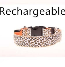 GlowBuddy Adjustable Pet Collar – Nighttime Safety in Style