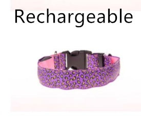 GlowBuddy Adjustable Pet Collar – Nighttime Safety in Style