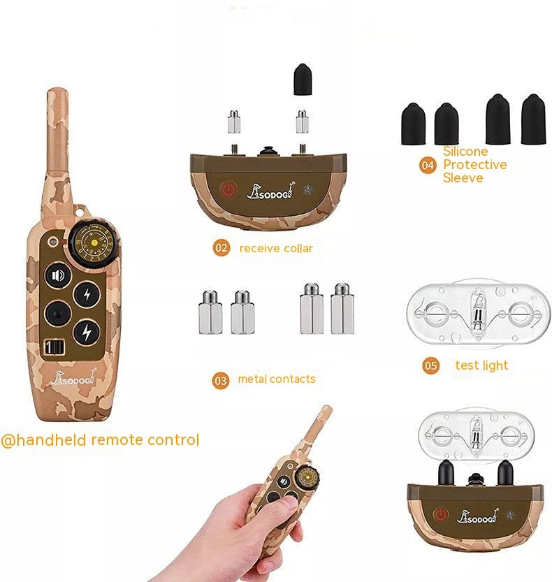 Remote Control Dog Training Collar – Bark Stopper with Adjustable Vibration & Beep Modes | Safe Pet Training Device