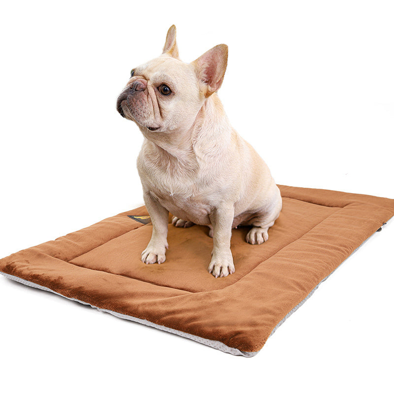 Self-Heating Pet Sleeping Pad – Heat-Insulated Fleece Bed for Dogs & Cats | Soft Warm Cushion for Home, Sofa & Kennel