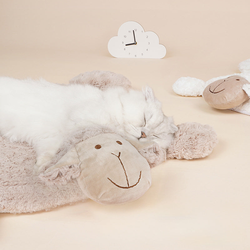 Soft Plush Pet Blanket & Mat for Cats and Dogs – Cozy Air-Conditioning Bed Pad for All Seasons