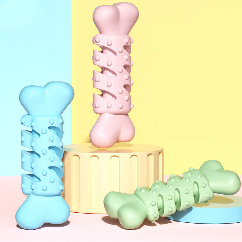 Durable Bone Chew Toy for Dogs – Teething Relief & Dental Cleaning for Puppies & Adult Dogs