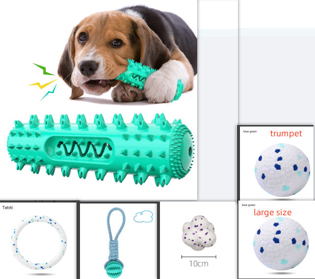 Durable Dog Teething & Toothbrush Chew Stick – Dental Cleaning Dog Toy for Puppies & Adult Dogs