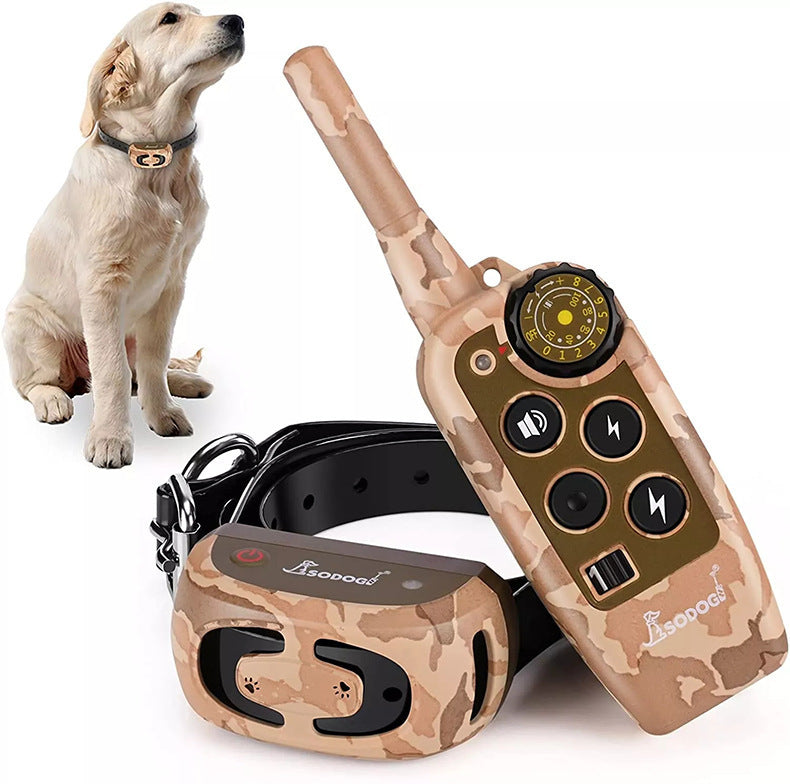 Remote Control Dog Training Collar – Bark Stopper with Adjustable Vibration & Beep Modes | Safe Pet Training Device