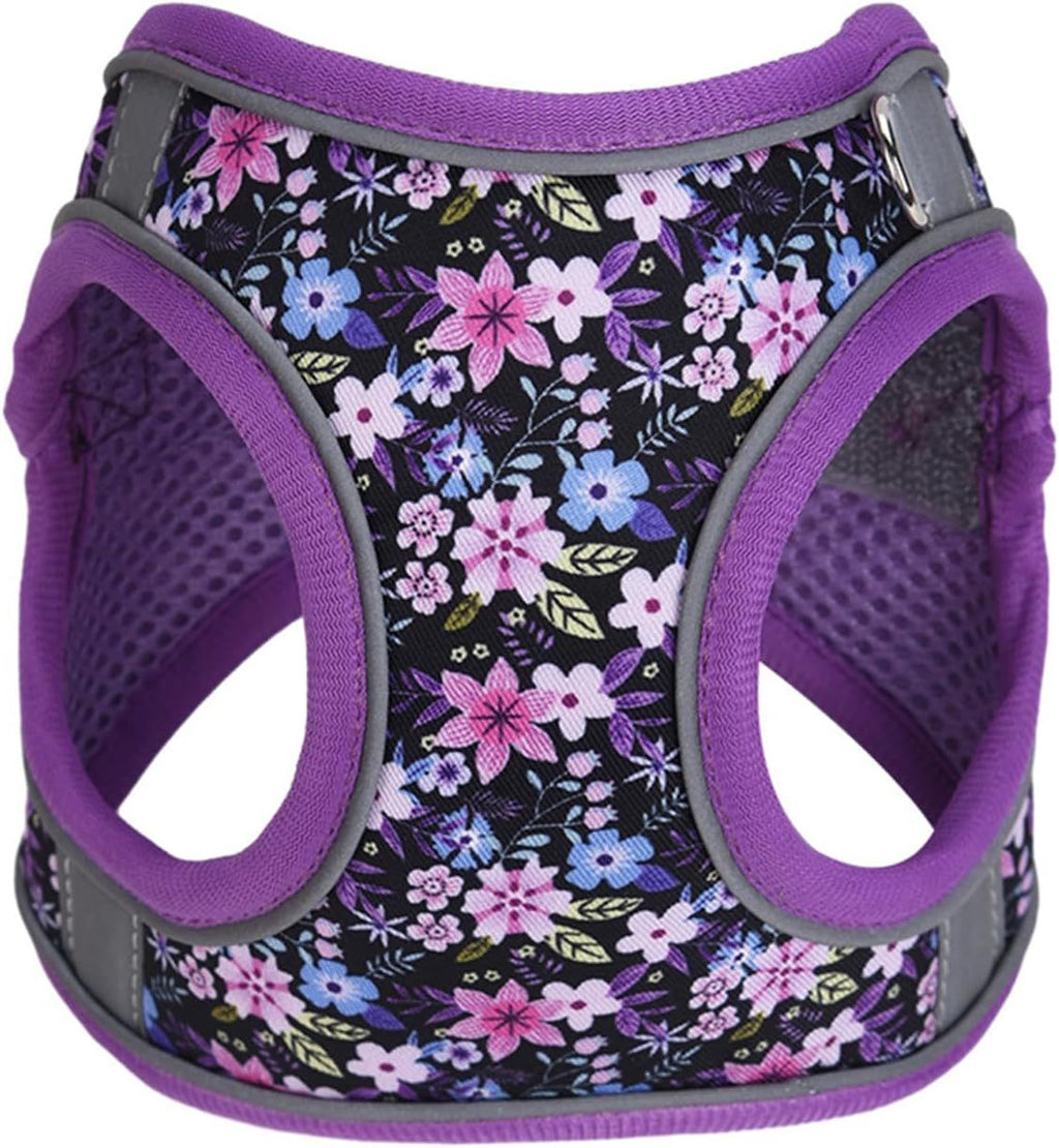 Step-In No-Pull Dog Harness & Leash Set – Adjustable Soft Mesh Reflective Vest for Small & Medium Dogs