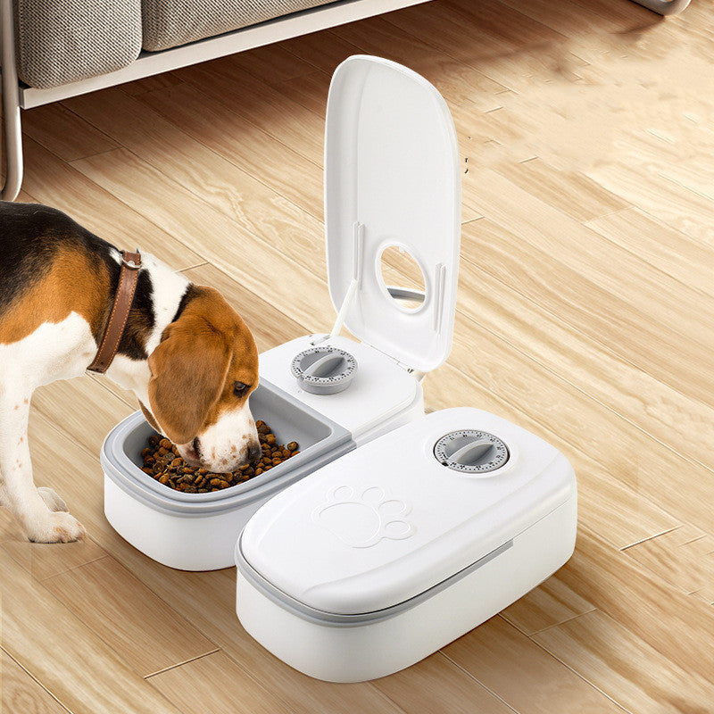 Automatic Smart Pet Feeder – Timed Food Dispenser with Stainless Steel Bowl for Cats & Dogs